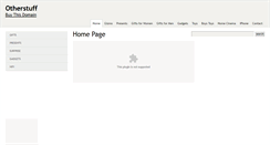 Desktop Screenshot of otherstuff.com