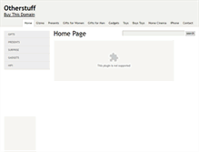 Tablet Screenshot of otherstuff.com